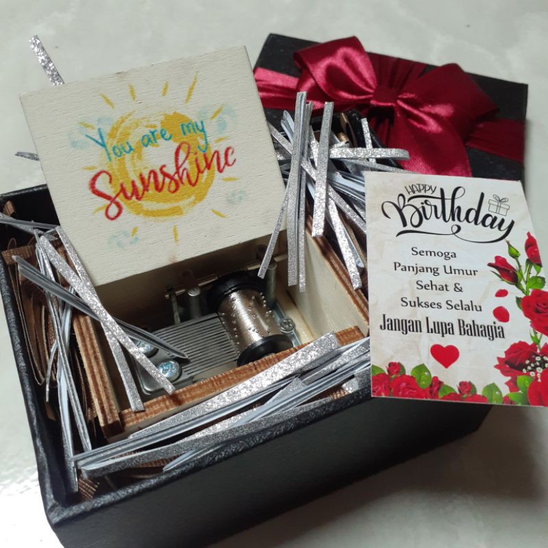 You Are My Sunshine Putih Kotak Musik Kado Anak Spesial