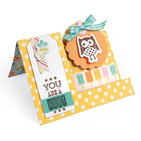 

✨BISA COD✨ Sizzix Framelits Dies 9/Pkg W/Clear Stamps-Happy Tags