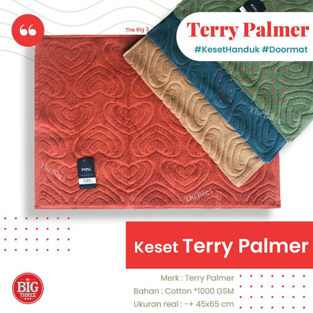 Keset Handuk Terry Palmer 45x65 cm - Motif Abstrak hati love heart kaki home sweet home 45 x 65 Bath Mat Kamar Mandi TBT