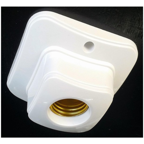 Fitting Lampu Tempel E27 Plafon Type Kotak Square Model H127S
