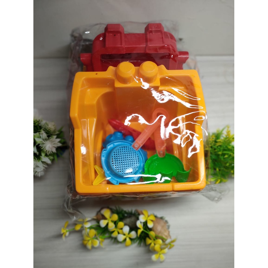 MAINAN ANAK MOBIL PASIR/ MAINAN ANAK PASIR FULL SET / MOBIL PASIR JUMBO