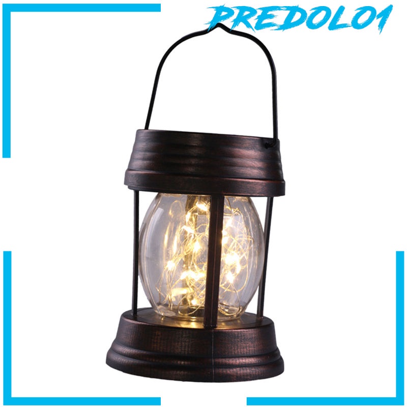 (Predolo1) Lampu Lentera Led Tenaga Surya Ip64 Untuk Dekorasi Taman / Halaman / Pohon / Paviliun