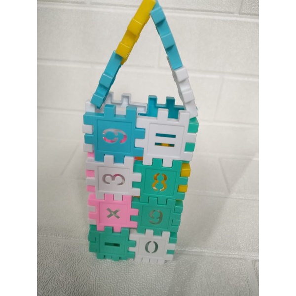 Mainan puzzle blok anak edukasi mainan puzle rumah mainan puzle blok edukasi anak LB3