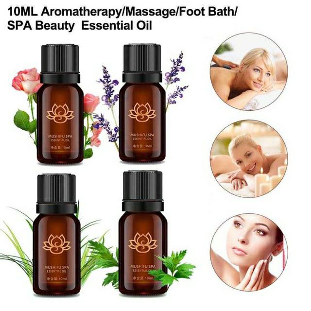 Minyak Aromaterapi / Aromatherapy MUSHIFU SPA Pure Essential Fragrance Oils Aromatherapy 10ml