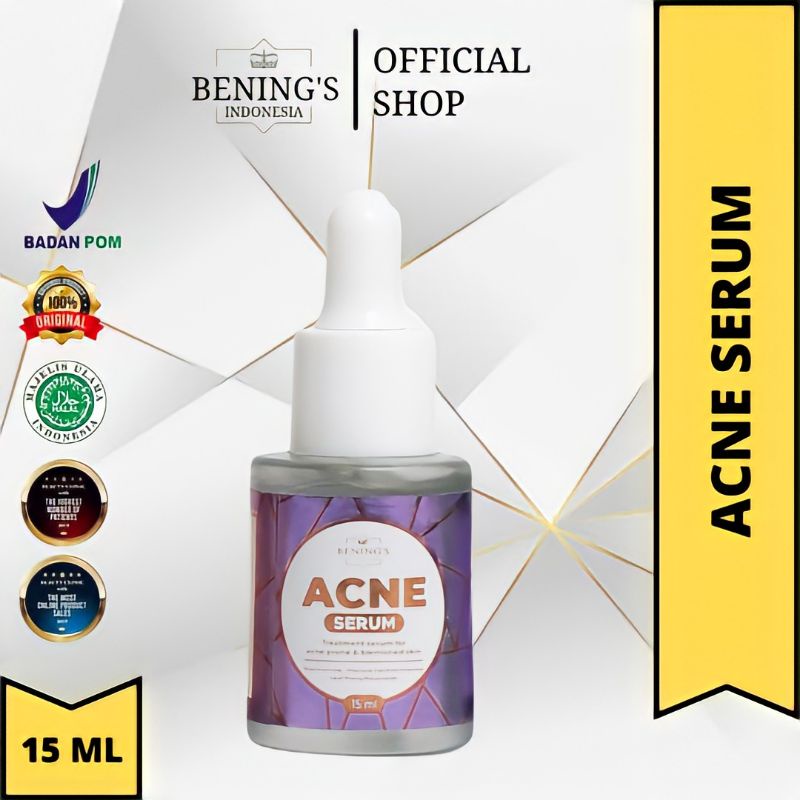 BENING'S SKINCARE PAKET EXLUSIVE/PAKET BRIGHTENING/PAKET ACNE ORIGINAL BY DR. OKY PRATAMA-ACNE SERUM