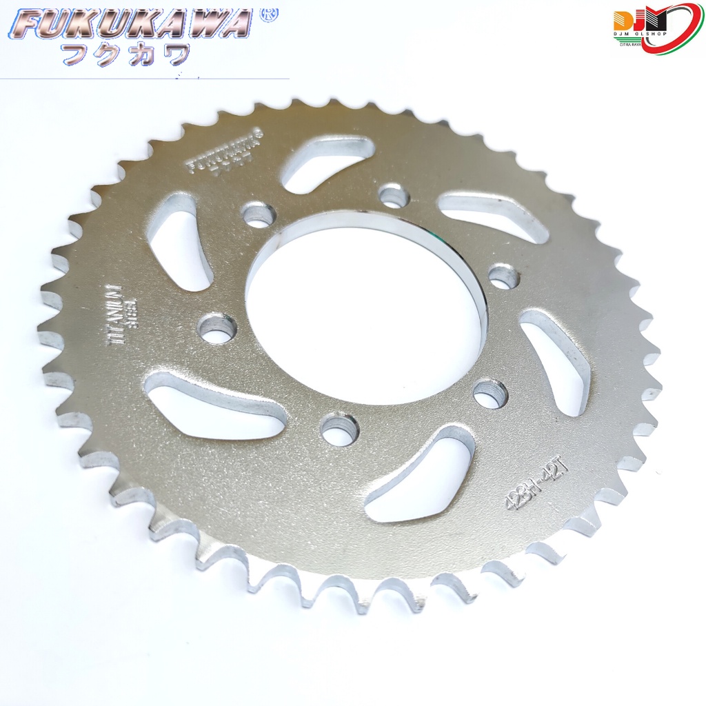 Gear Belakang 428H Vixion, Byson, Scorpio, R15, Xable, Mx king FUKUKAWA