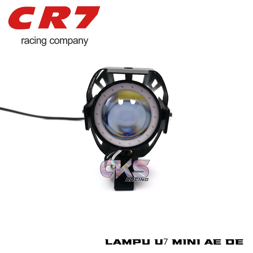 lampu tembak sorot motor LED cree led u7 transformer mini lampu u7 angel lampu