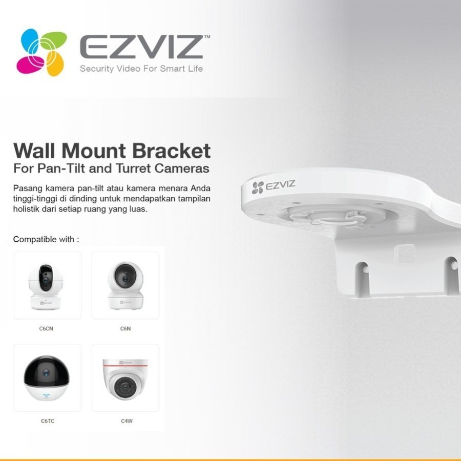 Bracket Dinding CCTV Indoor Ezviz C6CN C6N TY1 C4W C6TC CMT Wall Mount