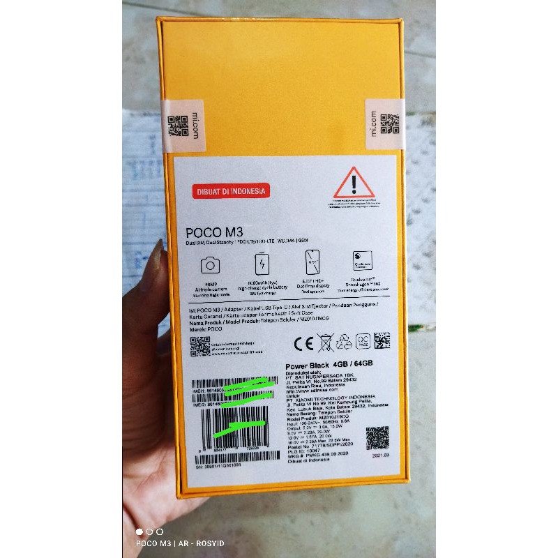 Poco M3 ram 4/64