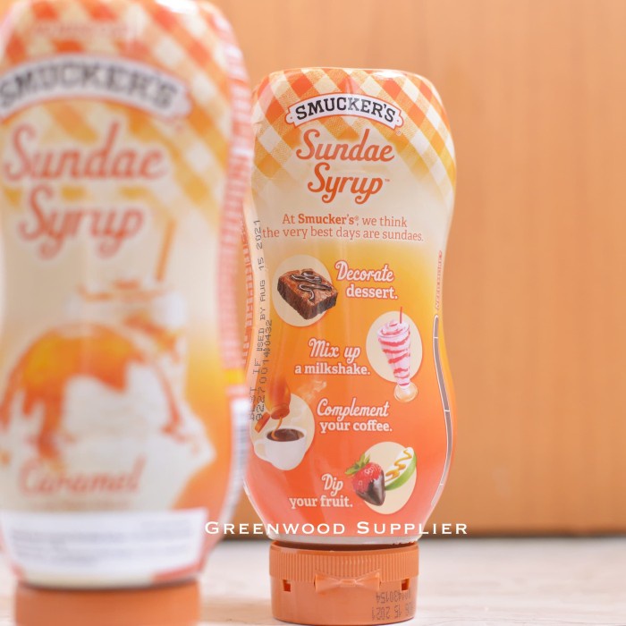 

SIRUP- SMUCKERS SUNDAE SYRUP CARAMEL - 567G -SIRUP.