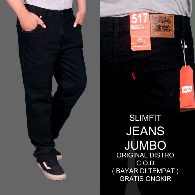 Celana Jeans Jumbo pria Jeans Jumbo Celana Panjang Pria
