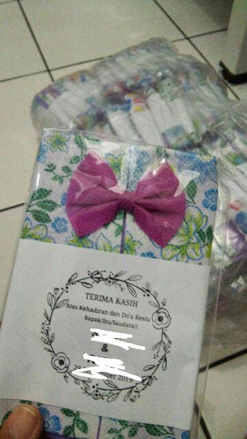 Souvenir Tempat Tissue / Kotak Tisu