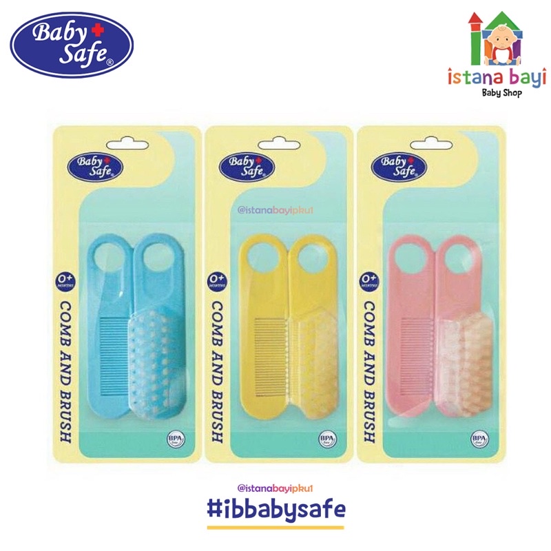 Baby Safe BD195 Brush &amp; Comb - Sisir bayi