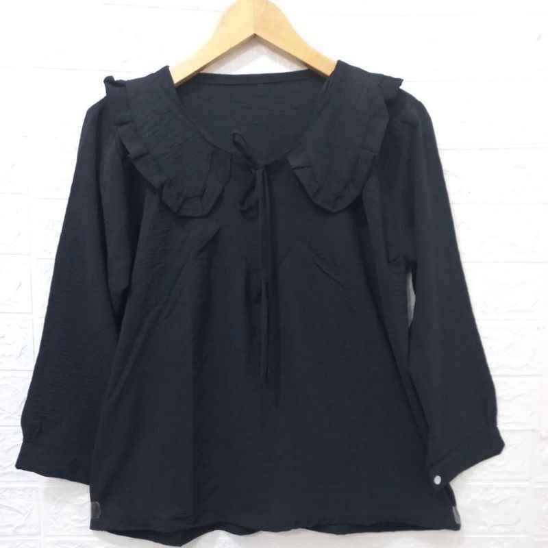 RR KOREAN BLOUSE CRINKLE AIRFLOW