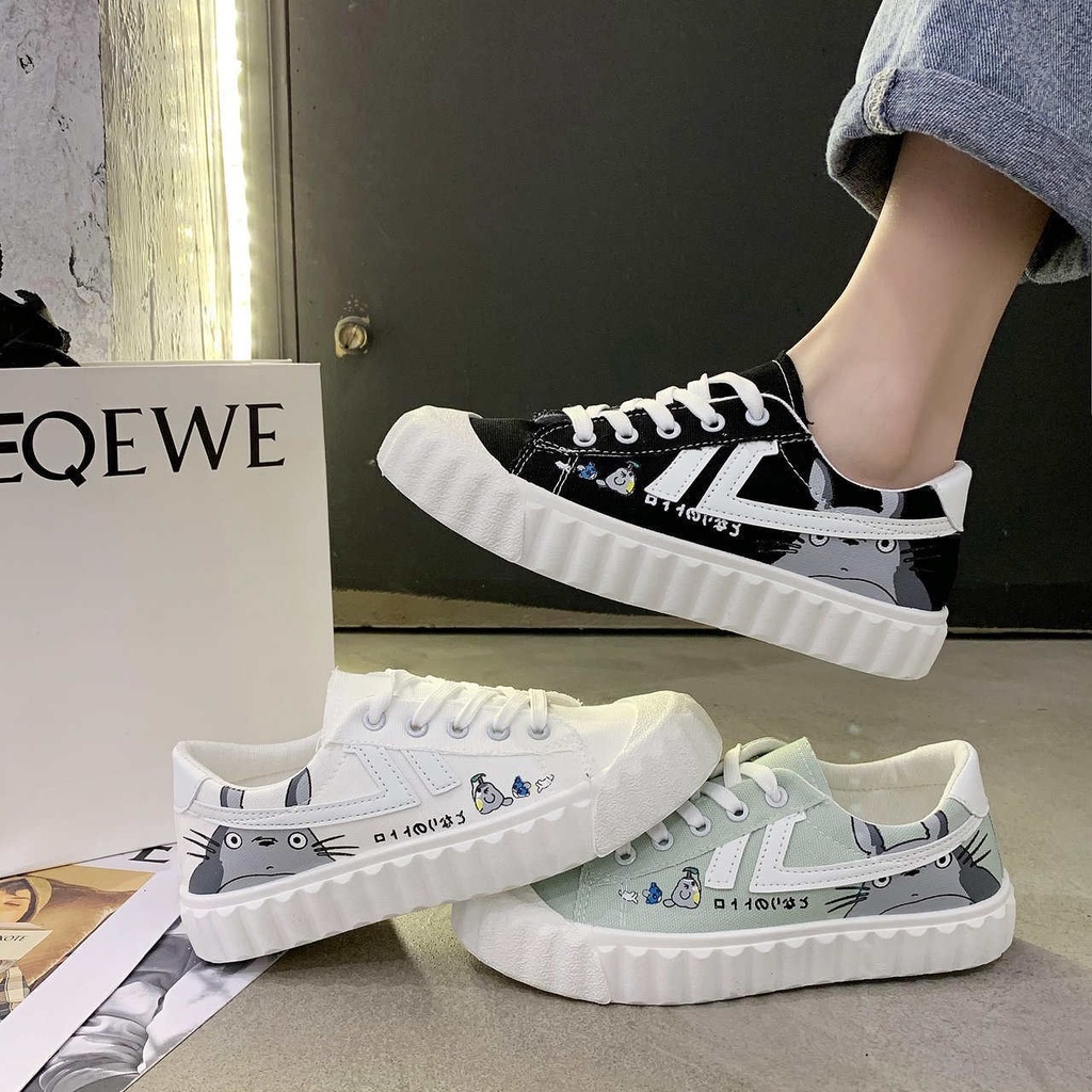 Sepatu Sneakers Snekers Wanita Cewek Cewe Perempuan Remaja Import Korea Putih Premium Branded BG-869