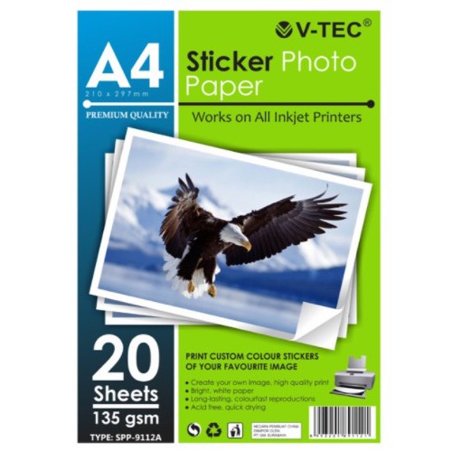 

Stiker glossy V-tech 135 Gsm isi 20 Stiker