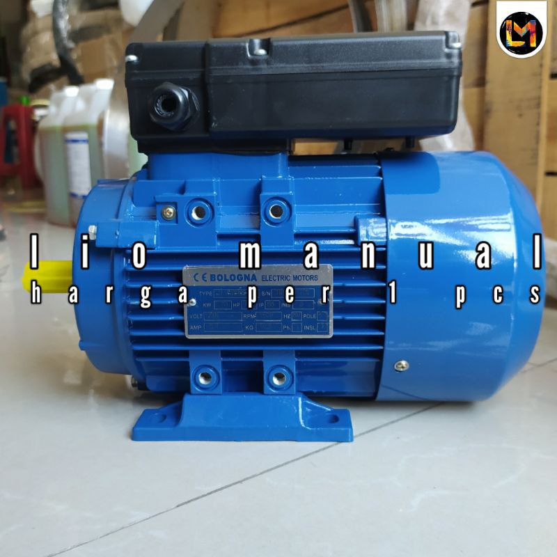 dinamo motor listrik 1hp mesin Penggerak 1 phase 1400 RPM
