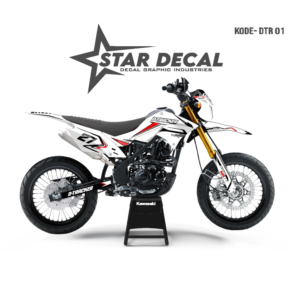 STAR DECAL | Decal DTRACKER full body Putih Simple