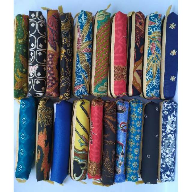 (BISA COD) SATU SET TEMPAT PENSIL (DOSGRIP) BATIK ISI 20 PCS 20x5 cm SOUVENIR PERNIKAHAN