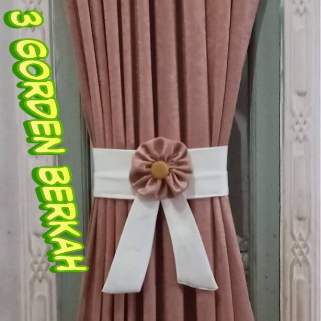 gorden minimalis spiral kupu kupu tebal