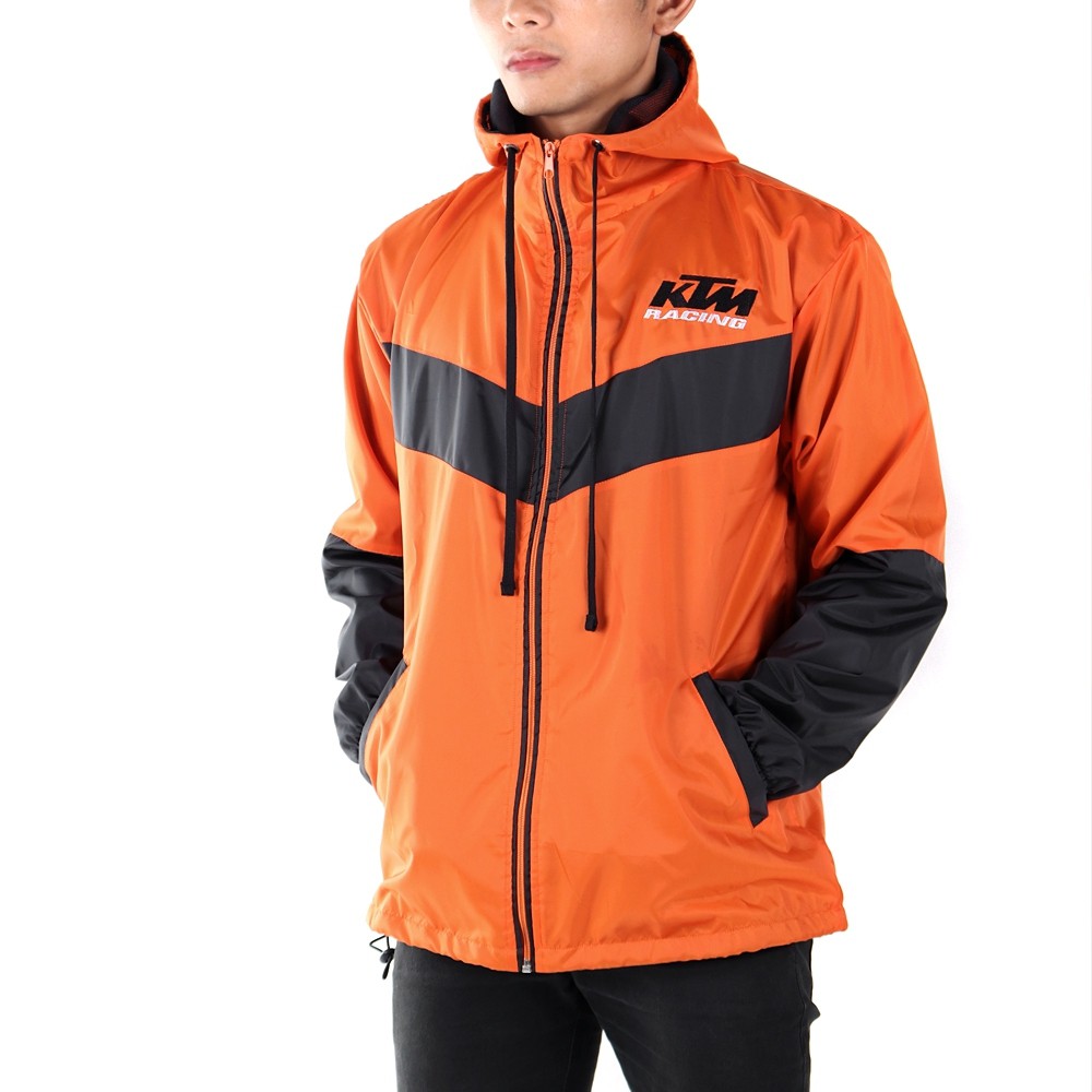 JAKET PARASUT KTM 2 TONE (ORANGE)