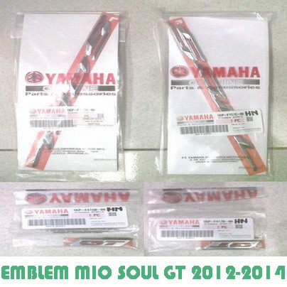 EMBLEM MIO SOUL GT 2012-2014 ORI SET