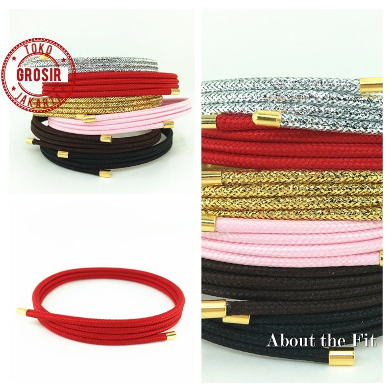 Gelang Magnet Lilit Gelang Tali Lucky Rope Adjustable Untuk Liontin Huruf Atau Emas