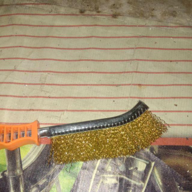 Sikat Kawat Kuningan Model Gagang / Sikat Kawat Manual Stainless/sikat Kawat Palang