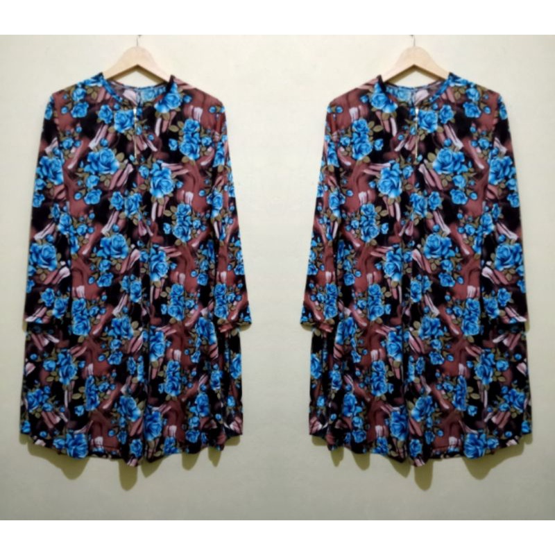 TUNIK 04 SUPER JUMBO JERSEY KOREA  LD 120-160 PB 105