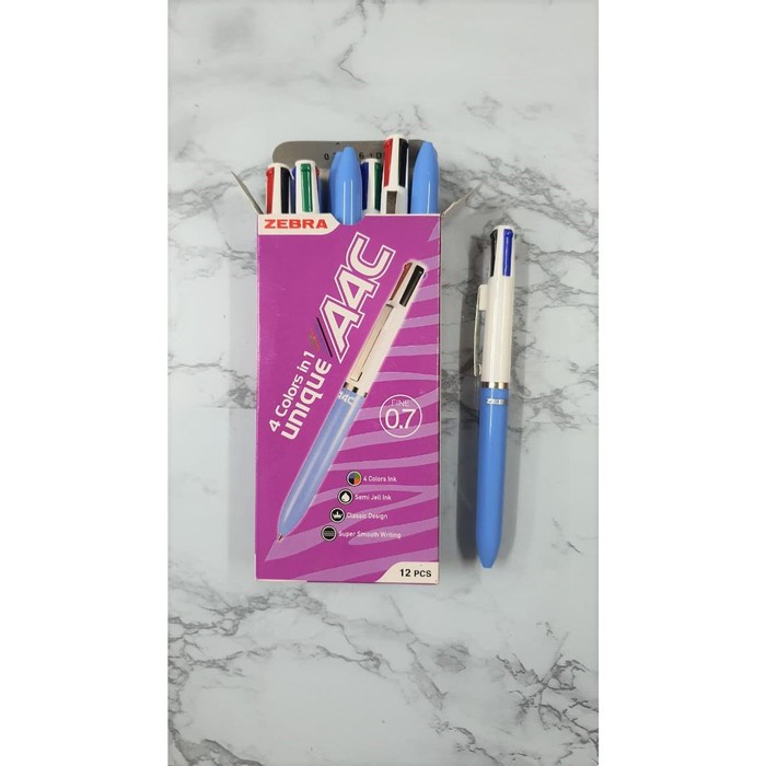 

Pulpen Zebra ( 4 warna ) Unique RJT