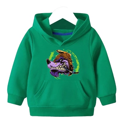 Sweater Anak Srigala Hoodie Anak Fleece Usia 2 - 6 tahun