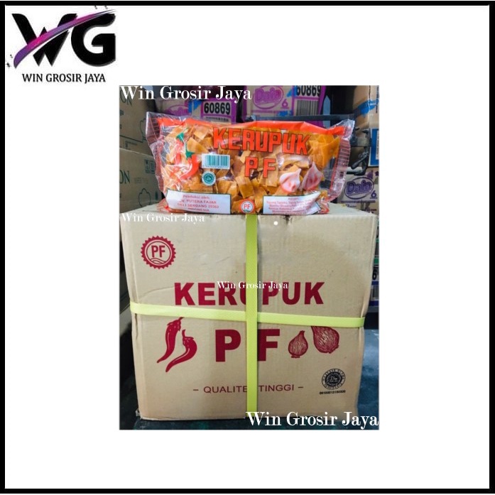 

kerupuk PF Asli Medan 1 dus isi 24 bungkus x 500 Gram