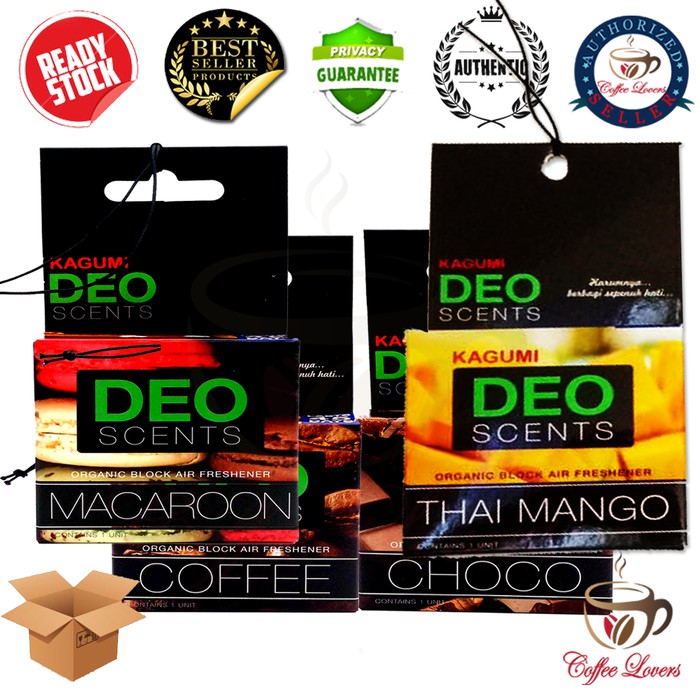 

PARFUM KAGUMI DEO SCENTS PARFUM MOBIL AROMA COFFEE, CHOCO, MACAROON