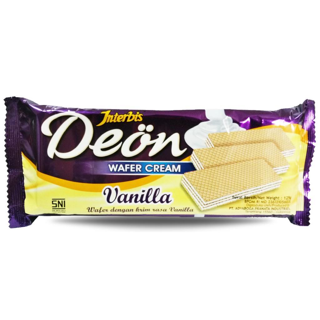 

Interbis Deon Wafer Cream Vanilla 125 Gr