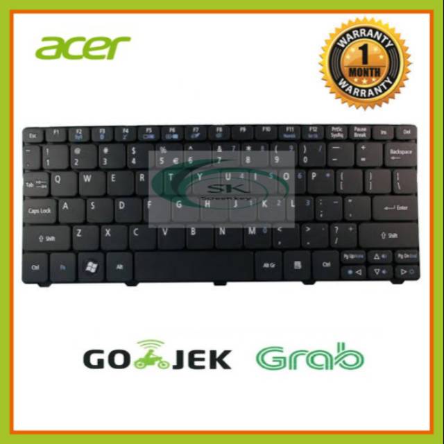 Keyboard Notebook Acer Aspire One Happy 2 D255 D257 D260 D270 532H 521 521H 522 255E