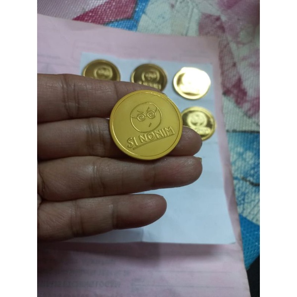 Koin gold ukuran koin 500 rupiyah