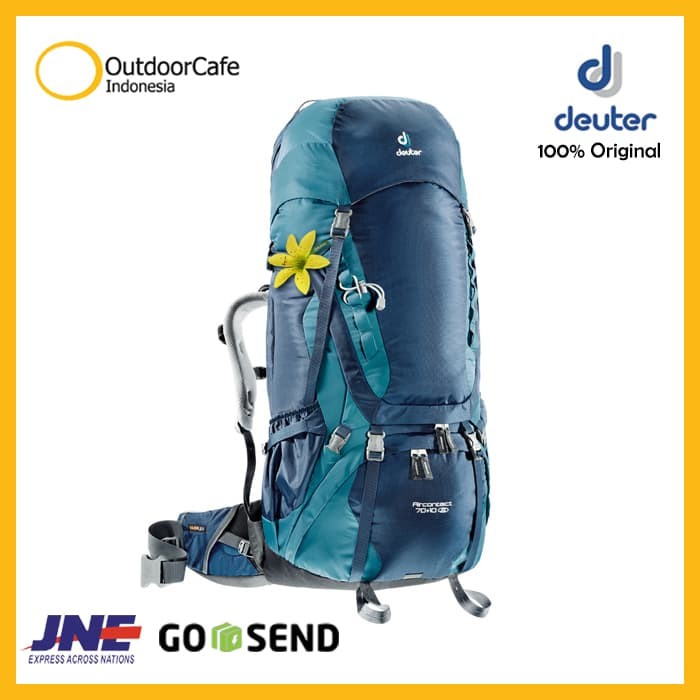 HOT SALE DEUTER AIRCONTACT 70 + 10 SL TAS HIKING - NAVY TERMURAH