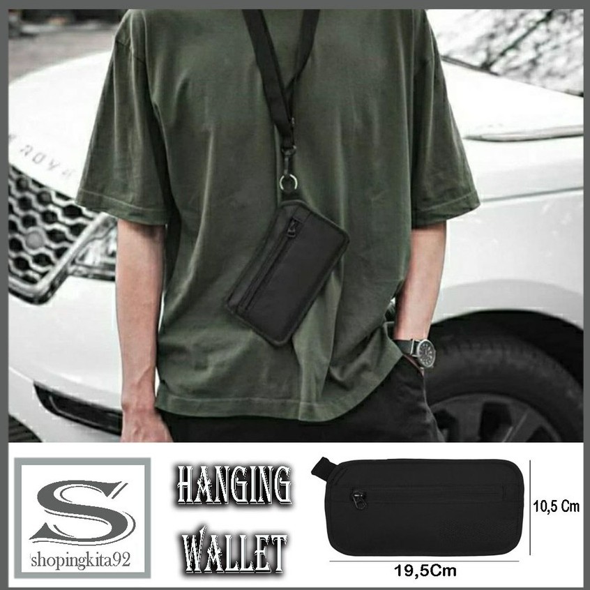 Tas HP Kalung Leher Pria Wanita/Dompet Kartu D300