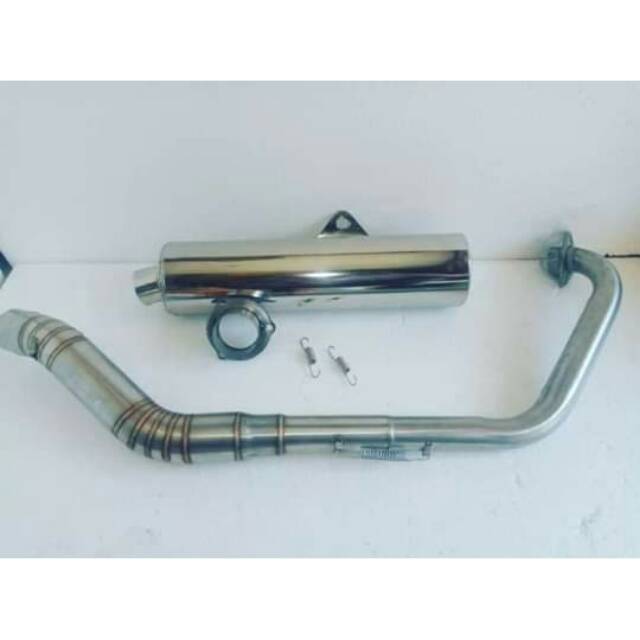 Knalpot standart Satria Fu Ckd std fullsystem pnp Fu, Sonic, Cbr, Fu fi, Verza dll