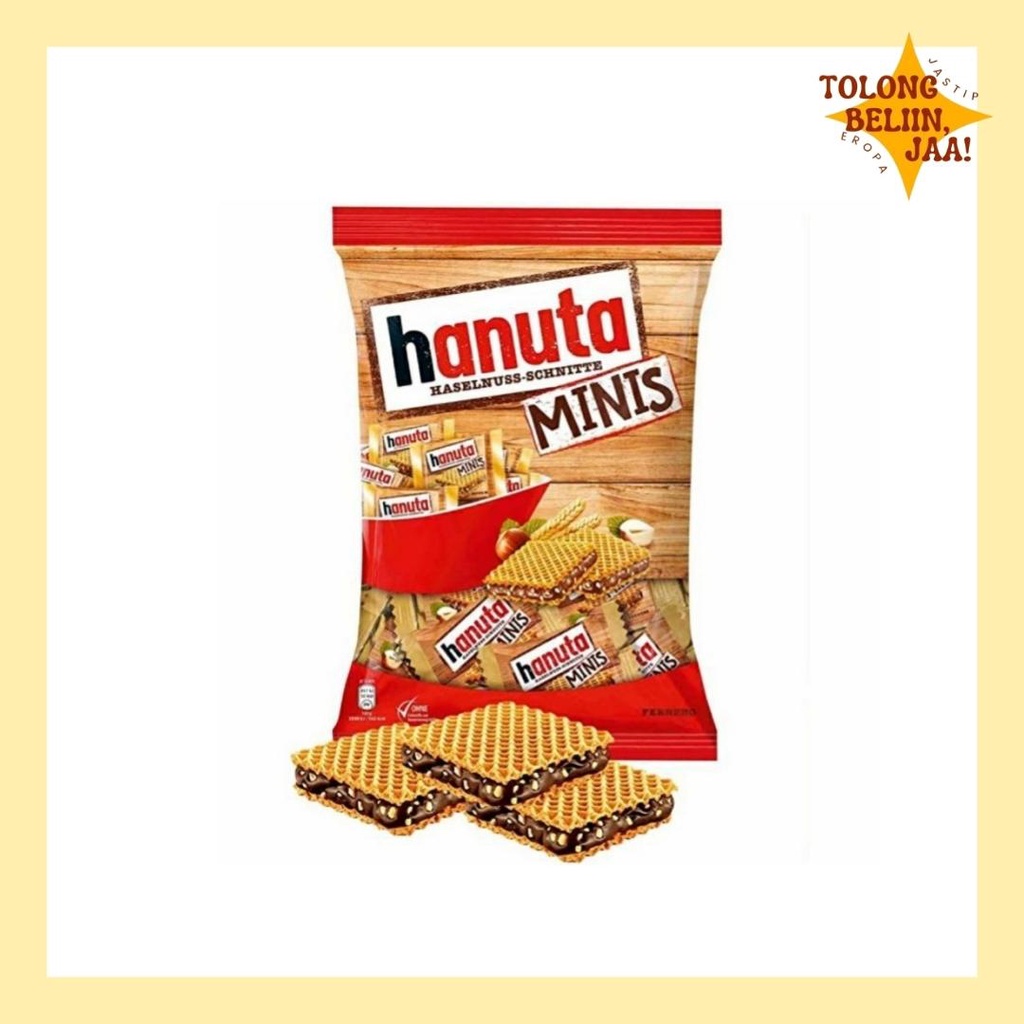 

[READY STOCK]HANUTA MINIS 200 gr | WAFER HAZELNUT.