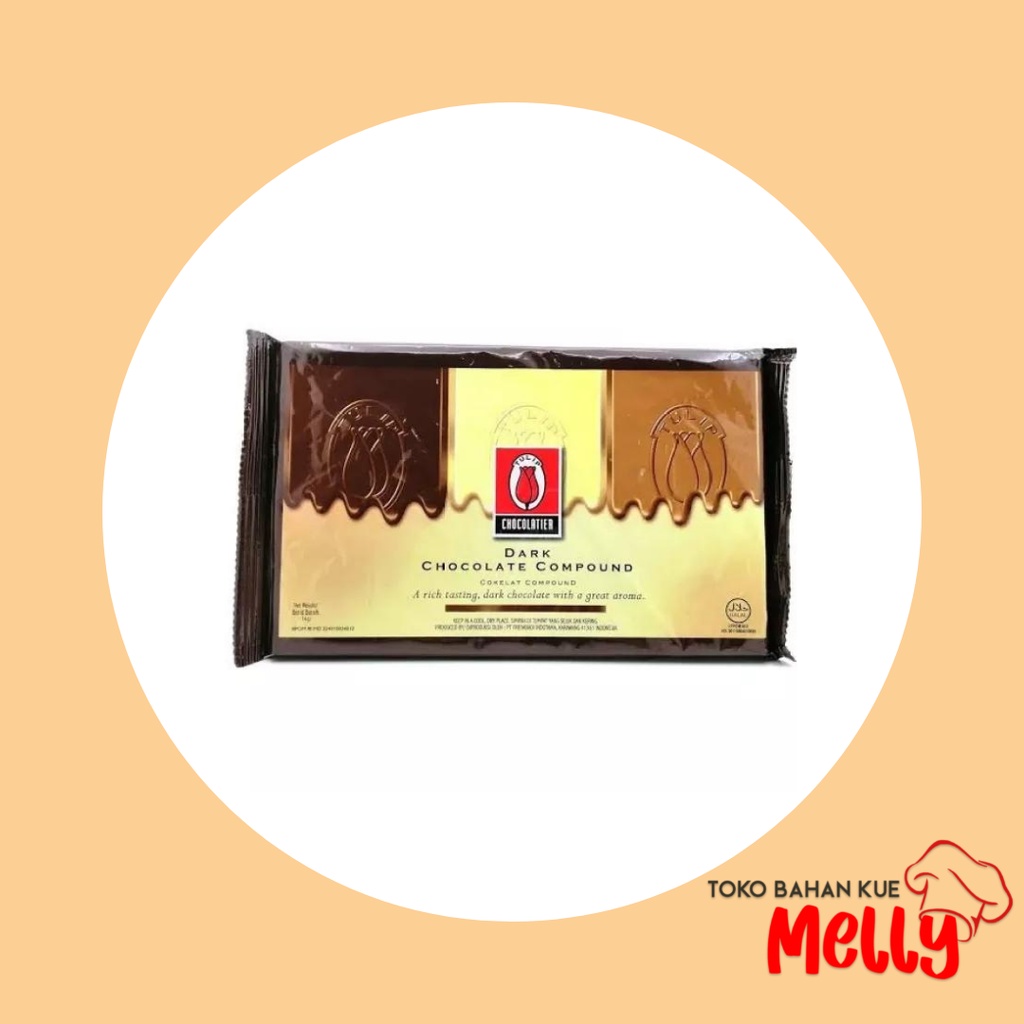 

tulip dcc 1kg dark chocolate compound coklat batang