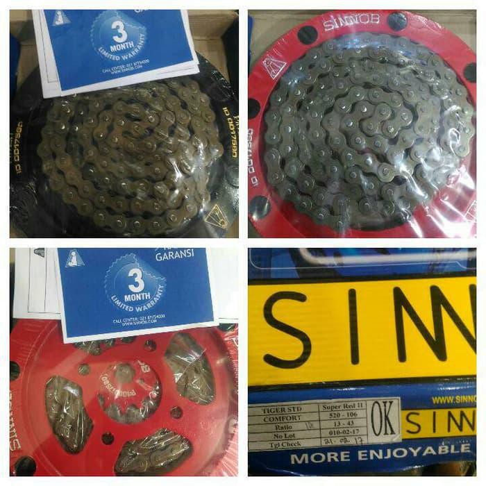 Diskon Gear/Gear Set Sinnob Honda Tiger New Dan Tiger Old Discount