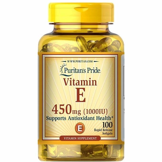 Puritan'S Pride Vitamin E 450 Mg 1000 Iu 100 Cap Immune &Skin Support 6Y3Khdknfb