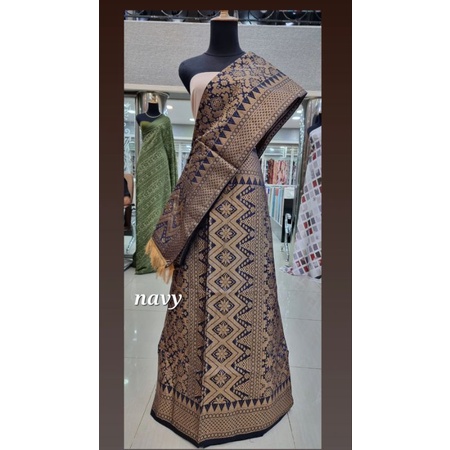 Songket Palembang Semi Sutra plus Selendang