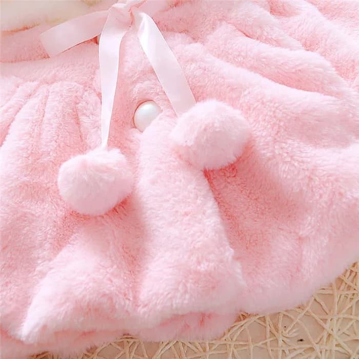 Rabbit Fur Thick Jacket for Baby / Jaket Bulu Tebal Bayi