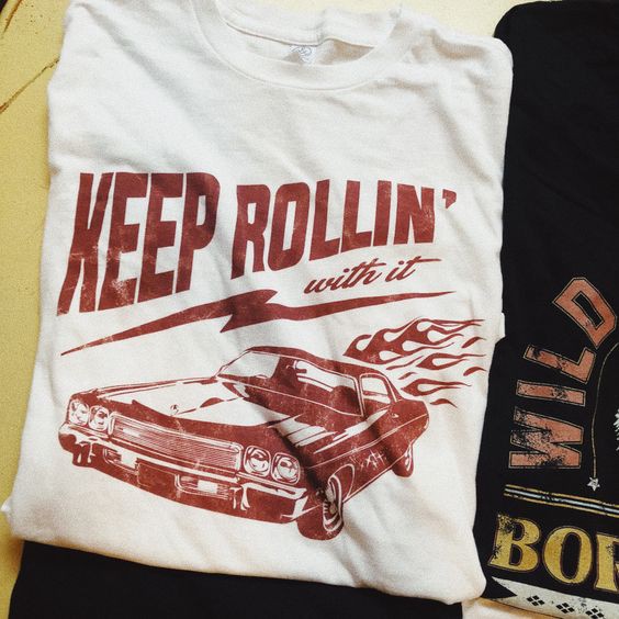 Keep Rollin T-shirt | crbn_cloth | cirebon cloth