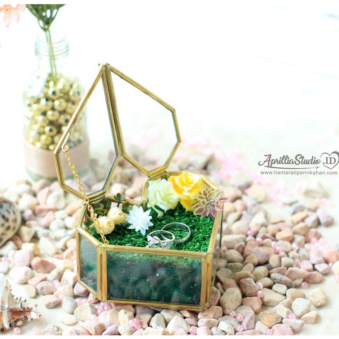 Kotak Perhiasan | Kotak Cincin | Ring Box Tera Love