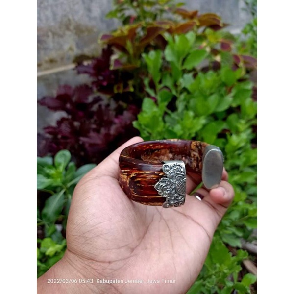 Gelang AKAR BAHAR MERAH KRISTAL ORIGINAL jumbo model C