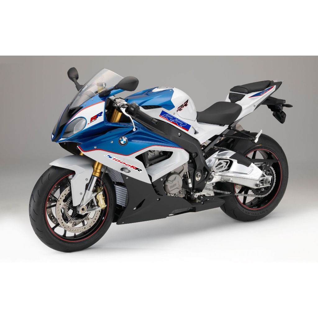 BMW S1000RR Motocross Stiker Reflektif Kepribadian Sepeda Motor Tahan Air Aksesoris Stiker