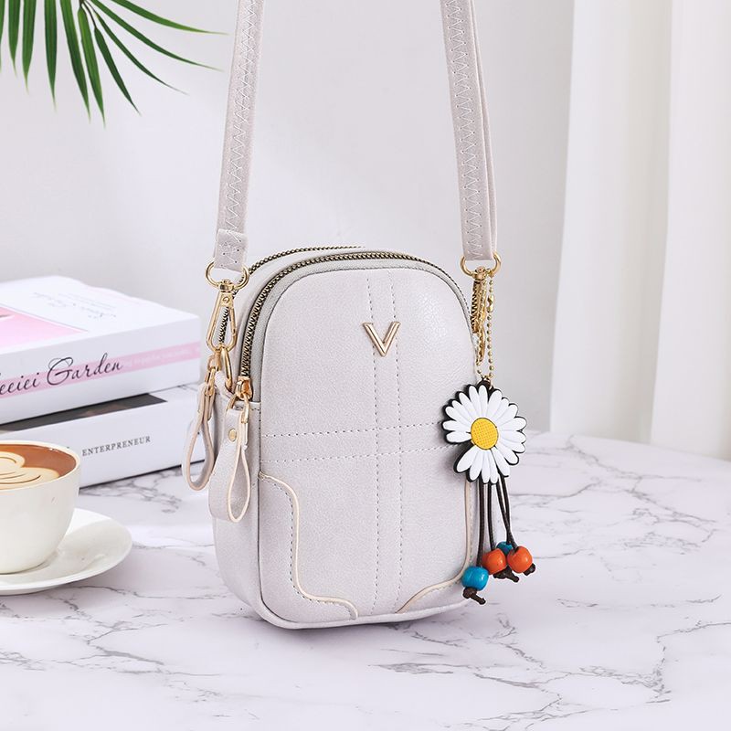 JK 742 U4182 1KG MUAT 5PCS TAS SELEMPANG MINI FASHION IMPORT SLINGPHONE DOMPET HP SLING BAG DAISY